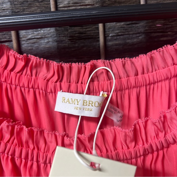 Ramy Brook Orly mini dress in Punch Smocked waist pink - Picture 3 of 8